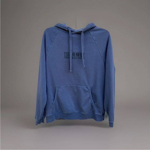 Taylor Swift Eras Tour 2023 Hoodie Blue Small - Picture 1 of 6